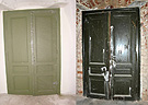 Repase kazetových dveří - polovina 19. století