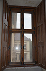 Špaletová okna na zámku před repasí